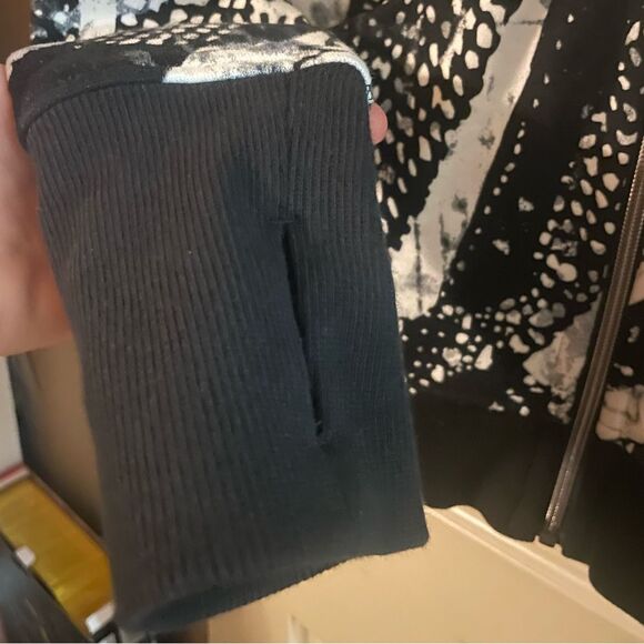 Lululemon Hoodie 6 Black White Static Mist Full Zip Scuba Sweatshirt Womens - Picture 4 of 12